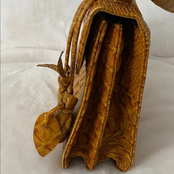 RARE COLOR Brahmin GOLDEN LADY MELBOURNE “VITTORIA ROSE” Satchel / Crossbody - Picture 4 of 6